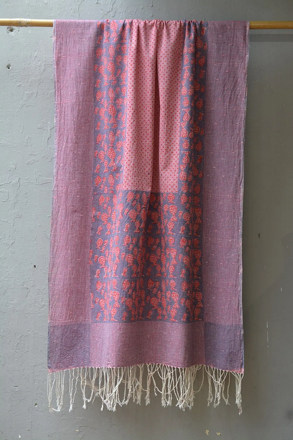 PESCE - Block Printed Dupatta