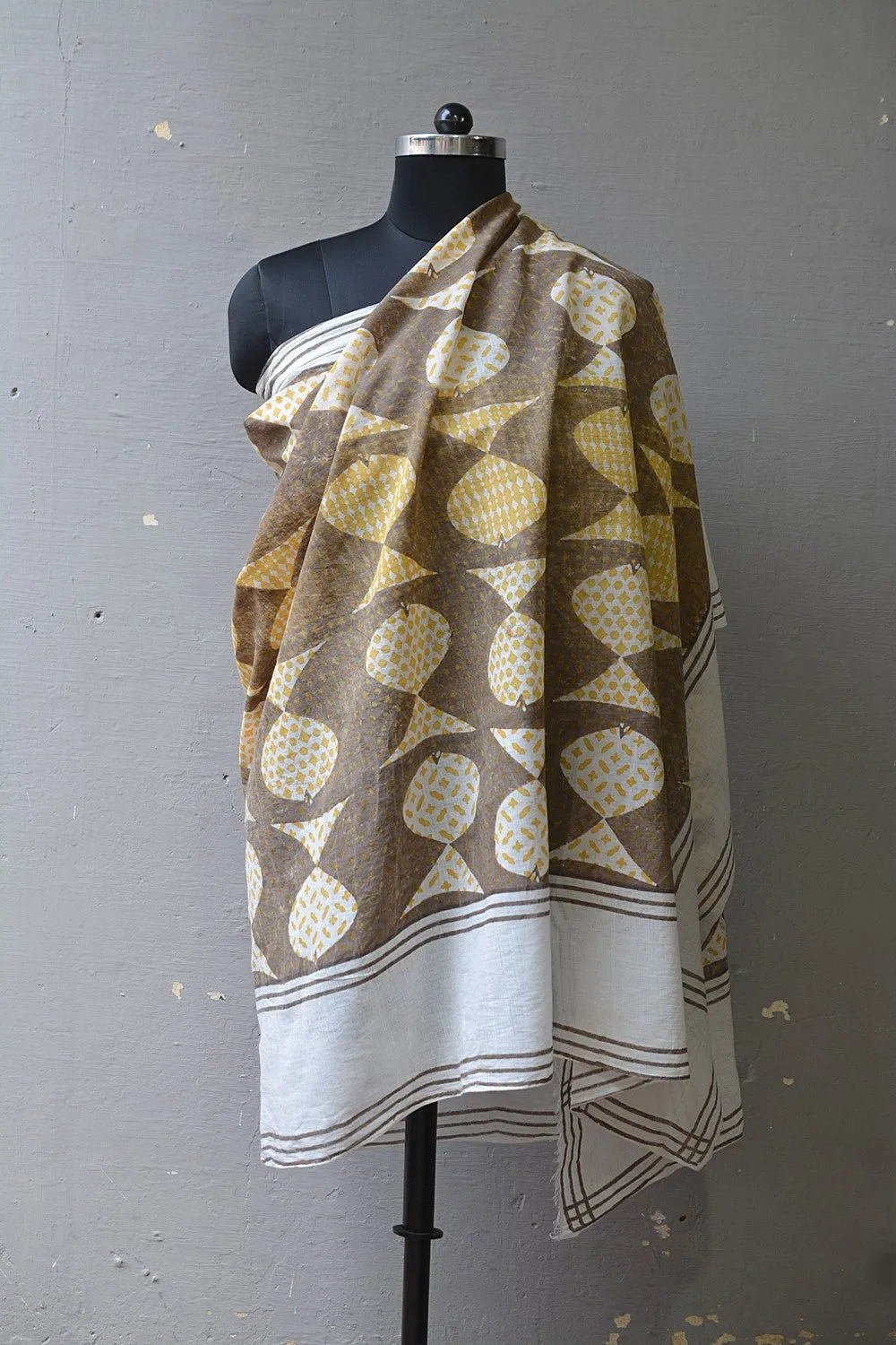 RYBA - Block Printed Stole