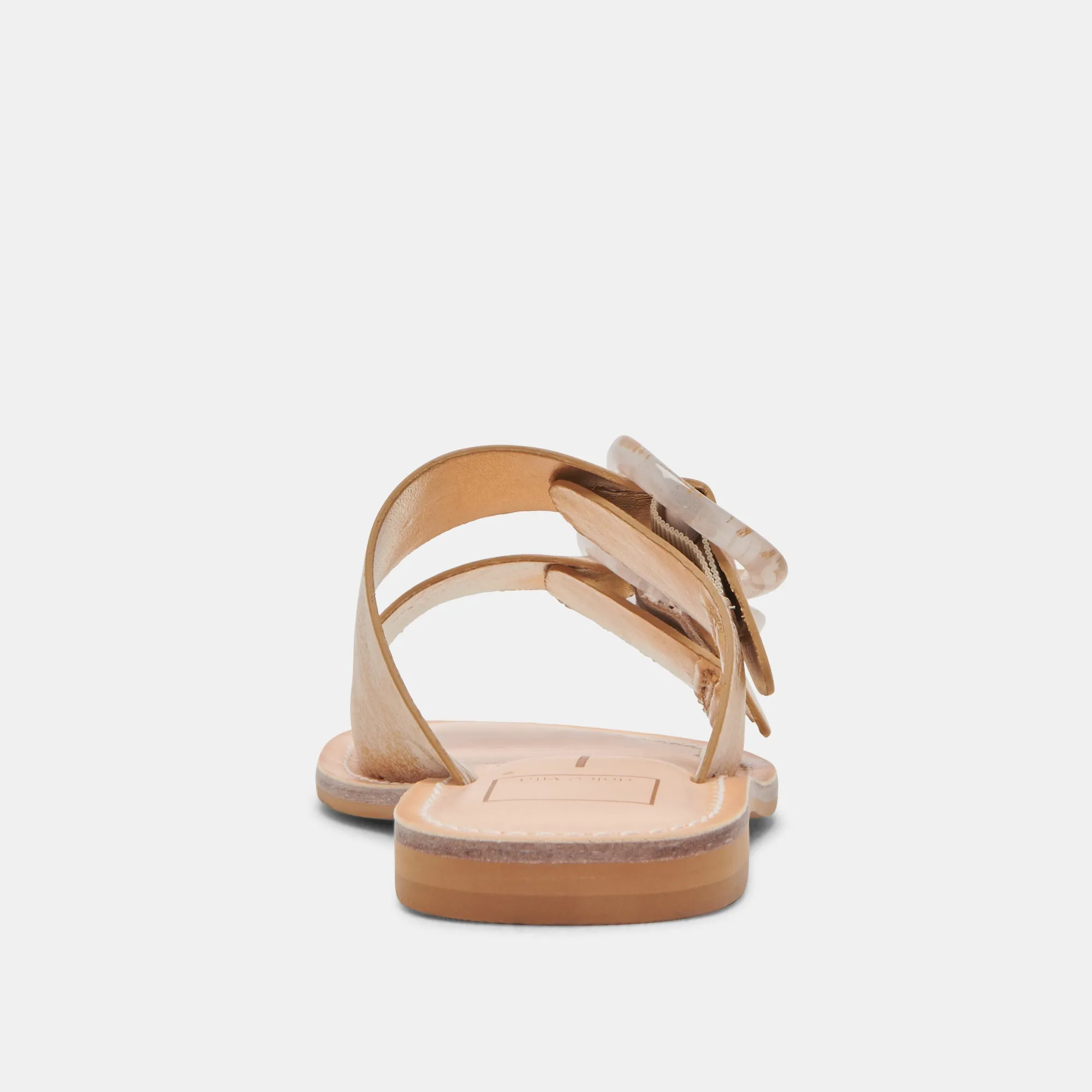 SECILY SANDALS LIGHT GOLD NUBUCK