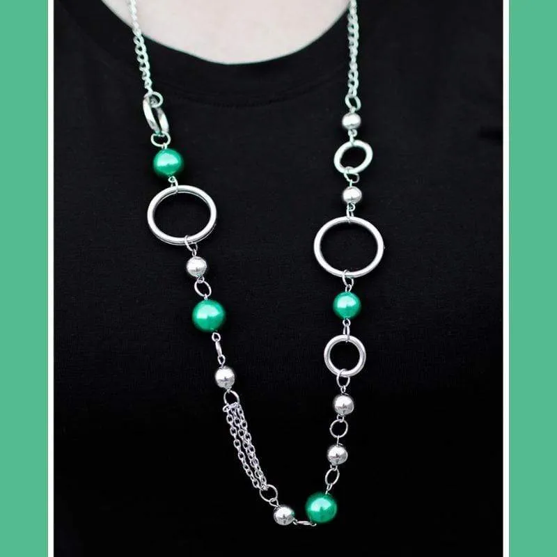 Serendipitous Green Necklace