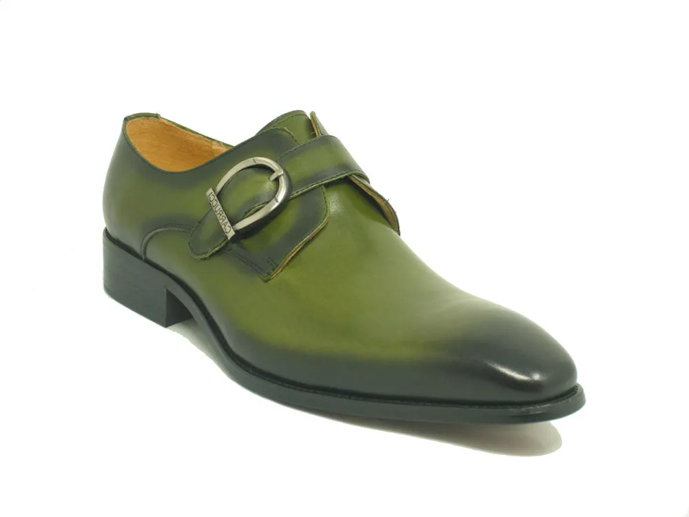 Signature Buckle Monk Strap Shoe