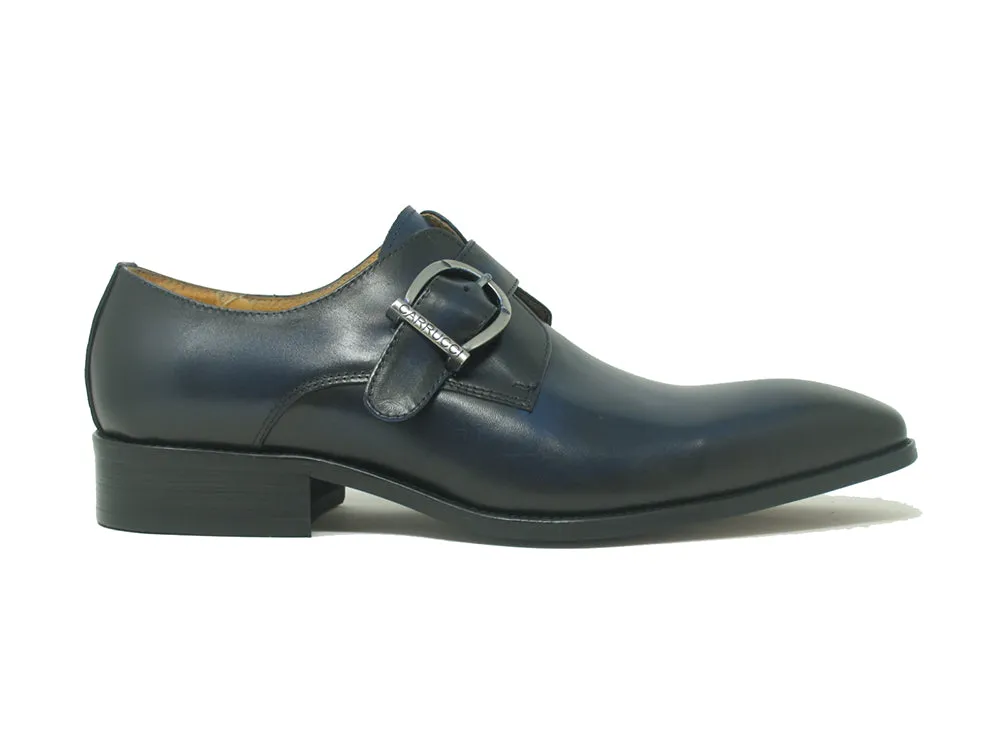 Signature Buckle Monk Strap Shoe