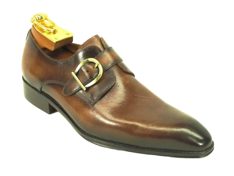 Signature Buckle Monk Strap Shoe