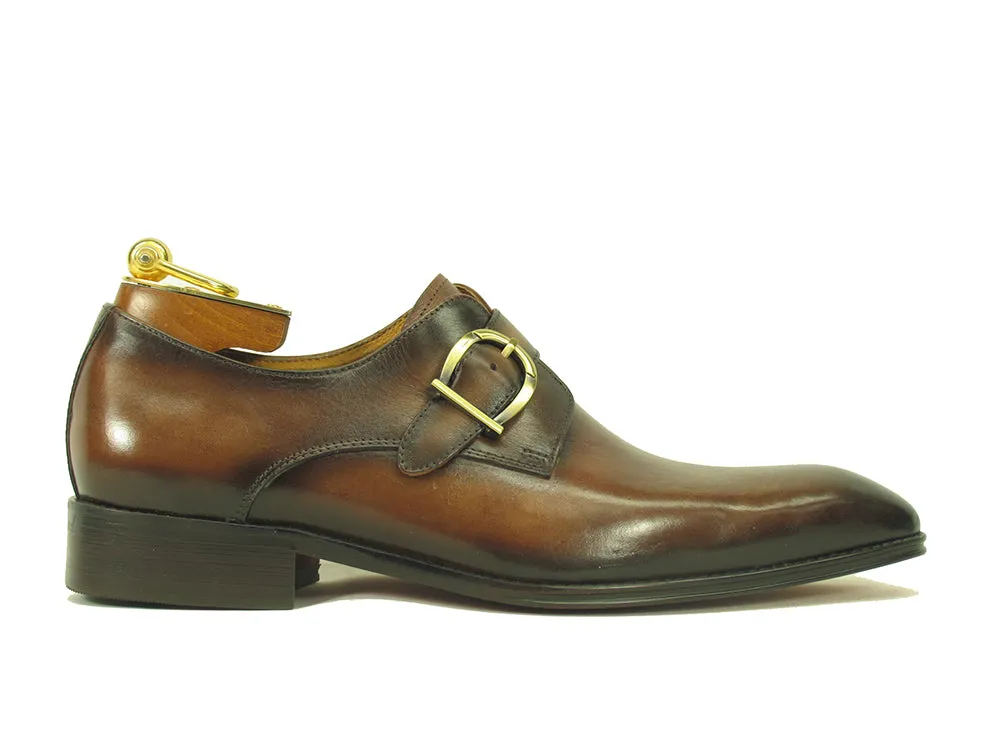 Signature Buckle Monk Strap Shoe