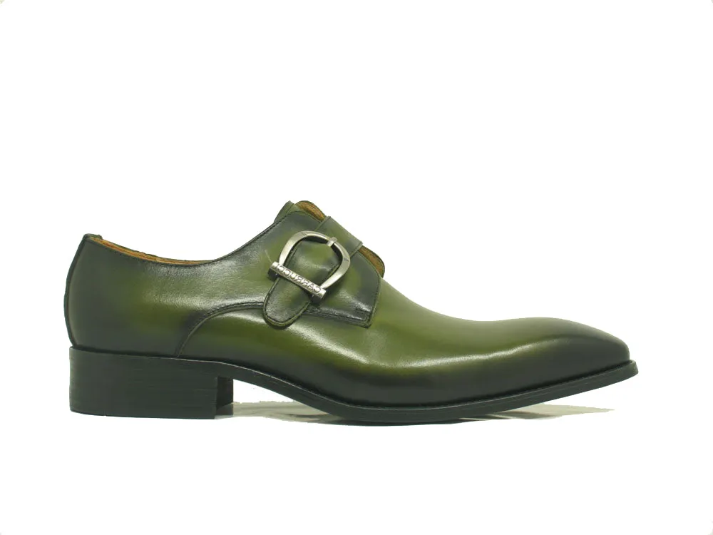 Signature Buckle Monk Strap Shoe