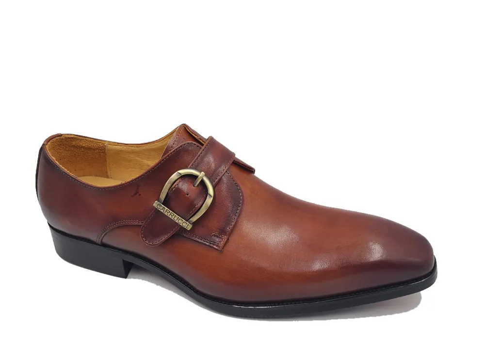 Signature Buckle Monk Strap Shoe