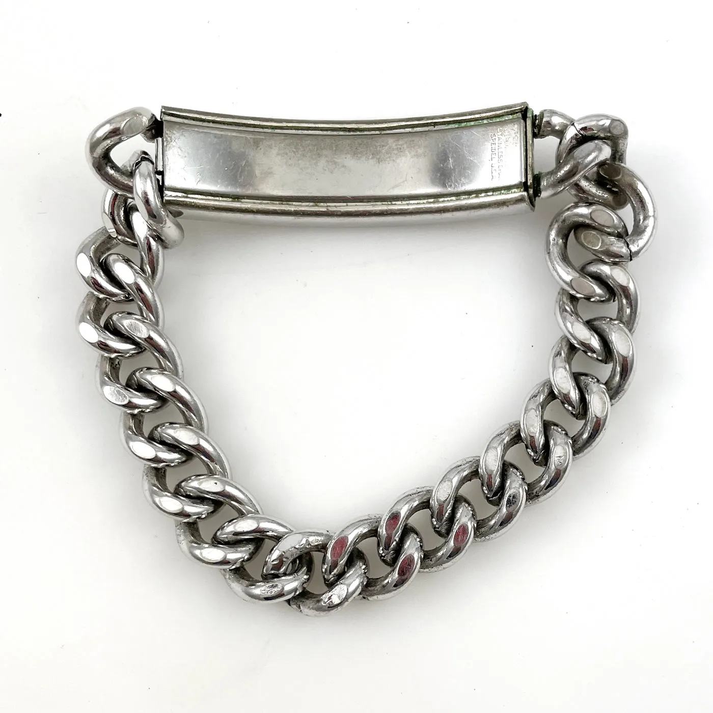 Silver Speidel  ID Bracelet Vintage