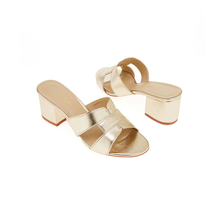 Square Toe Block Heel Sandal BDV 077