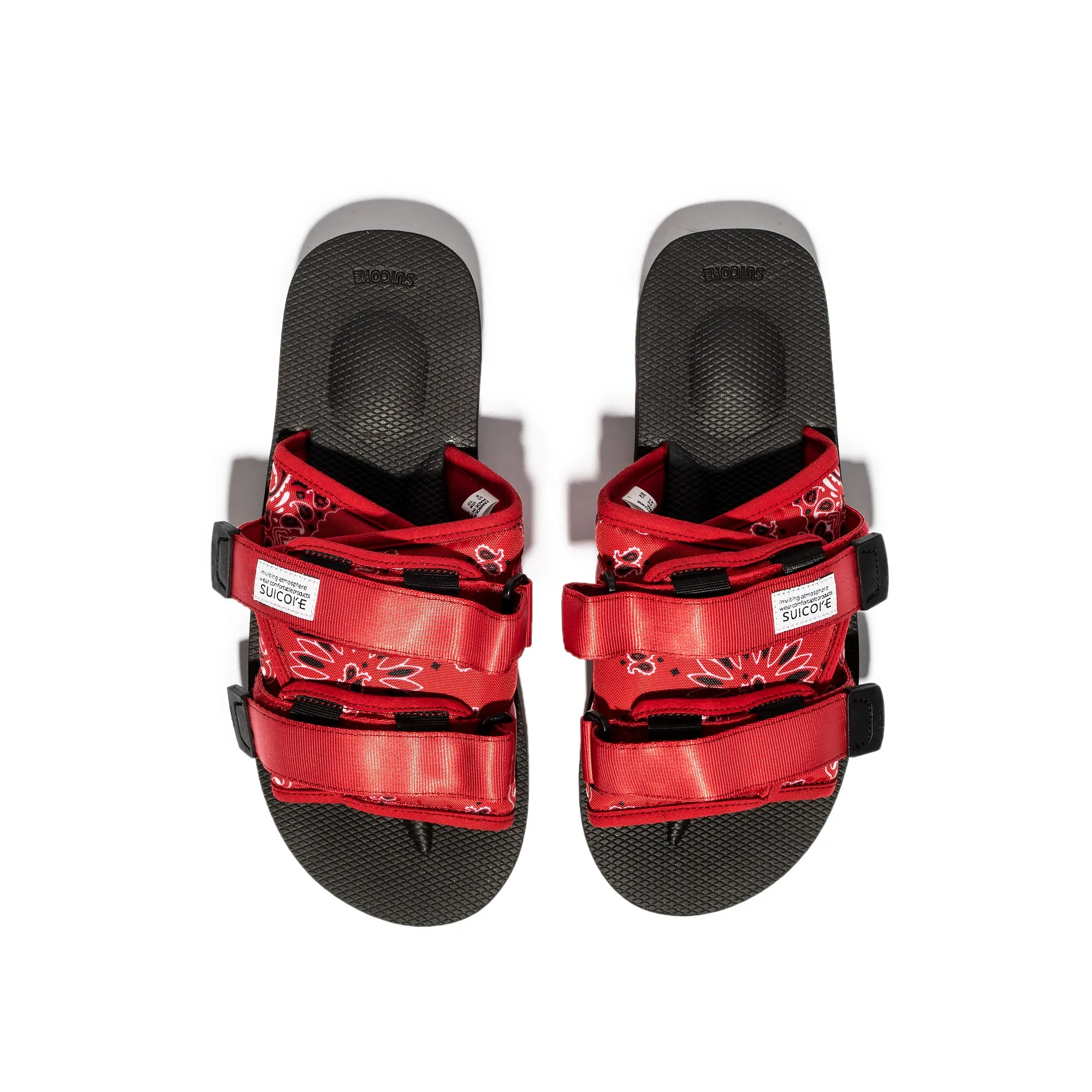 Suicoke MOTO-Cab PT02 Sandals Red