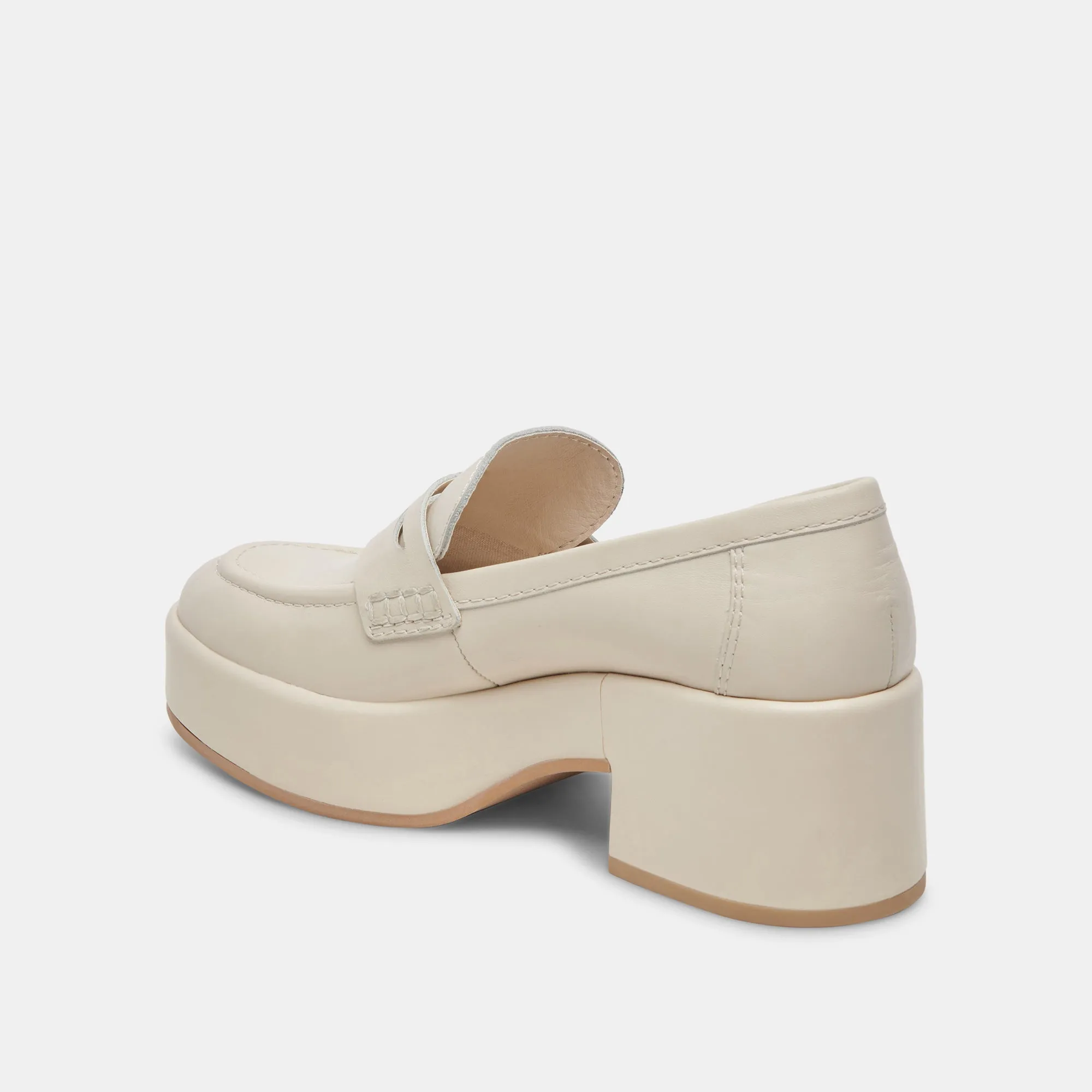 YANNI LOAFERS IVORY LEATHER