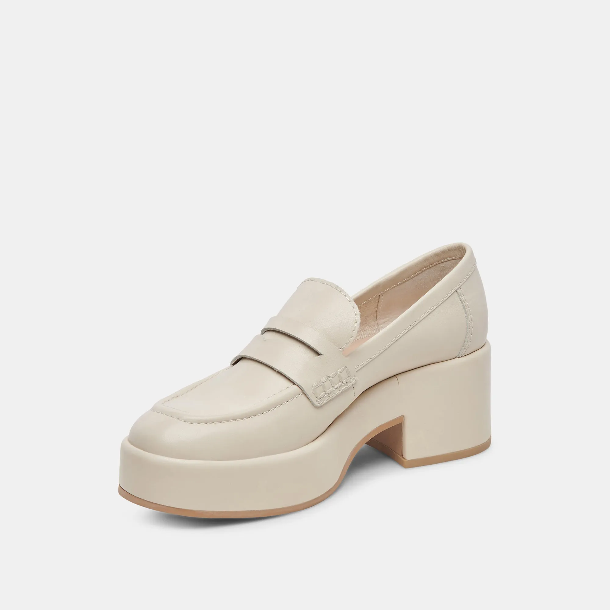 YANNI LOAFERS IVORY LEATHER