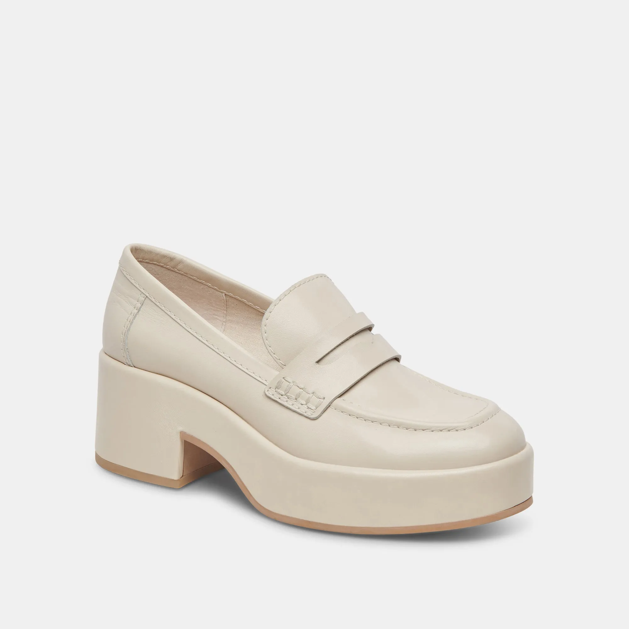 YANNI LOAFERS IVORY LEATHER