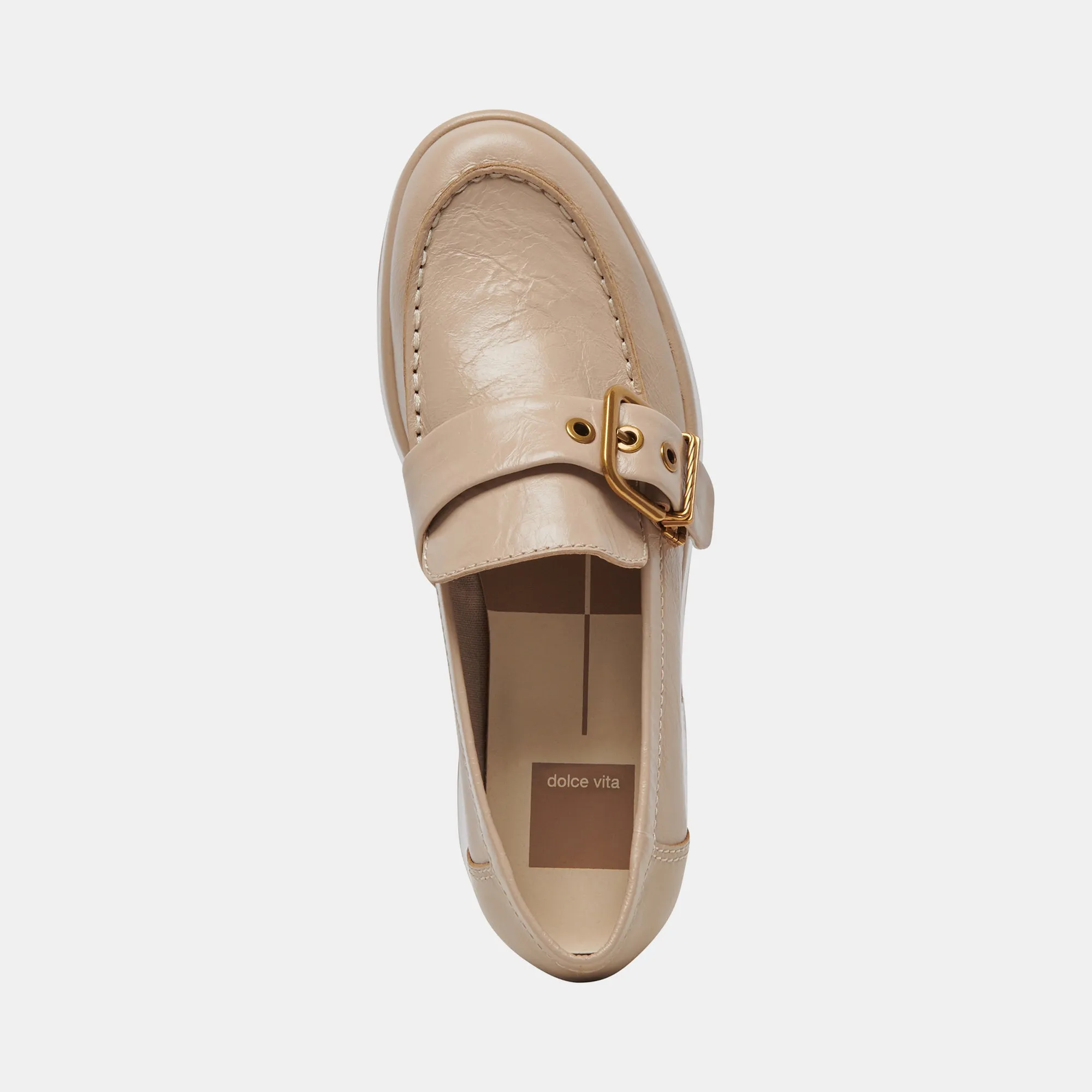 YONDER LOAFERS SESAME CRINKLE PATENT